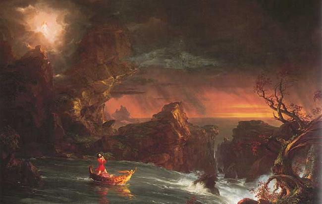Thomas Cole The Voyage of Life: Manhood France oil painting art